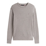 Maglie a manica lunga Uomo Tommy Hilfiger - Pima Ctn Cash Structure Crew - Grigio