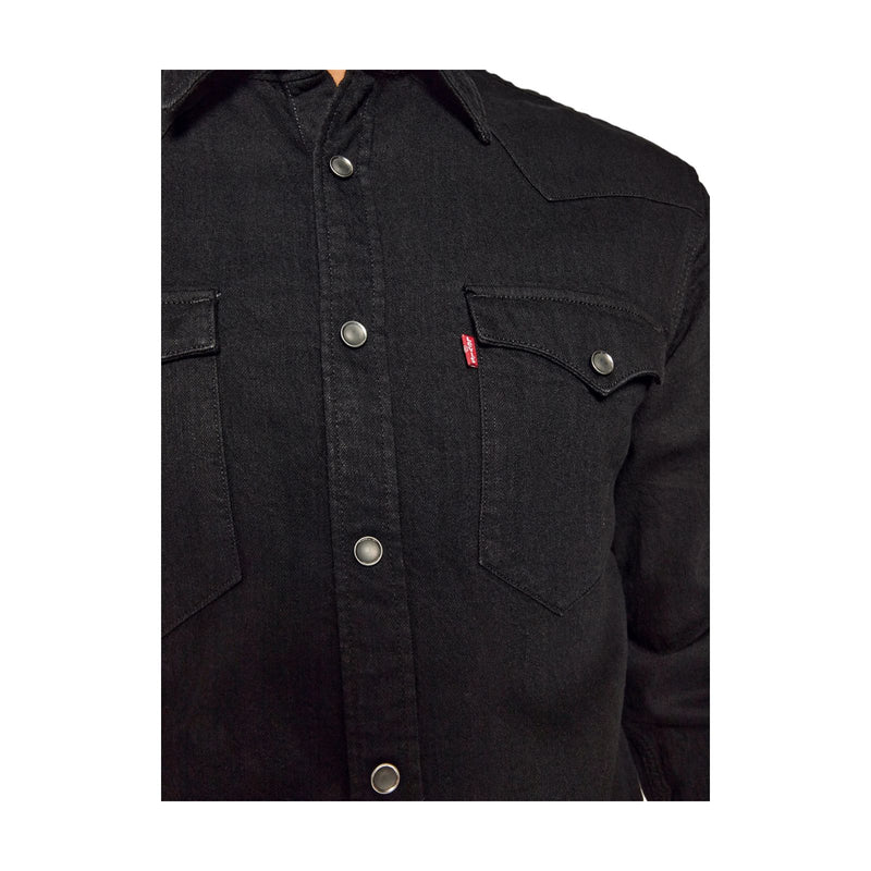 Camicie casual Uomo Levi's - Camicia M/L Barstow Western - Nero