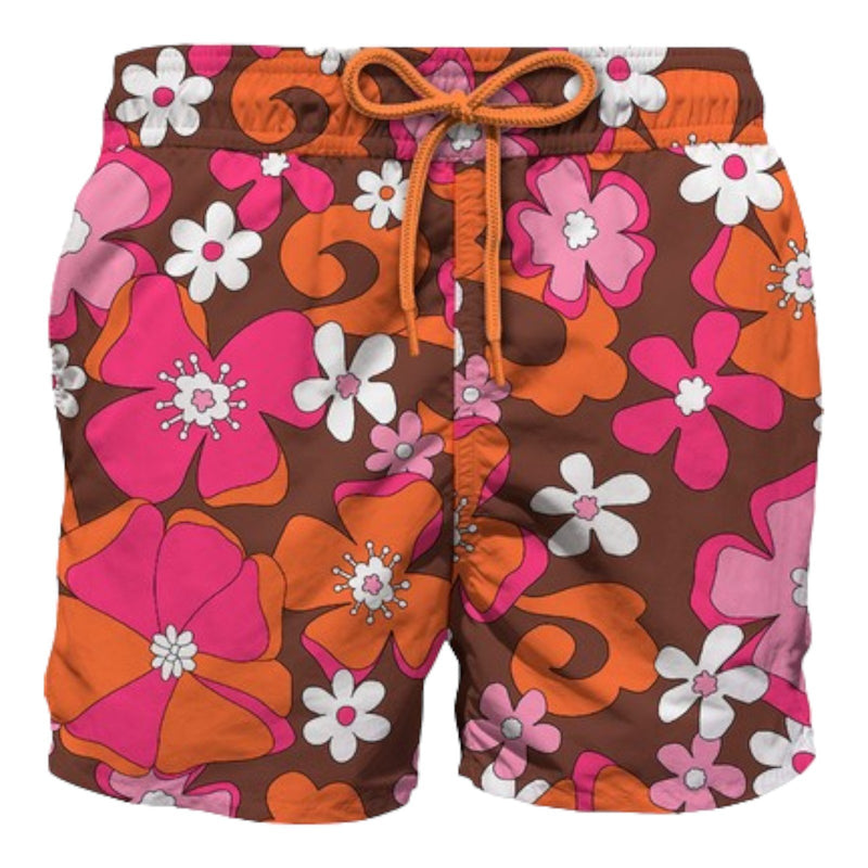 Pantaloncini e calzoncini Bambino Mc2 Saint Barth - Jean Printed Boy Swim Short - Multicolore