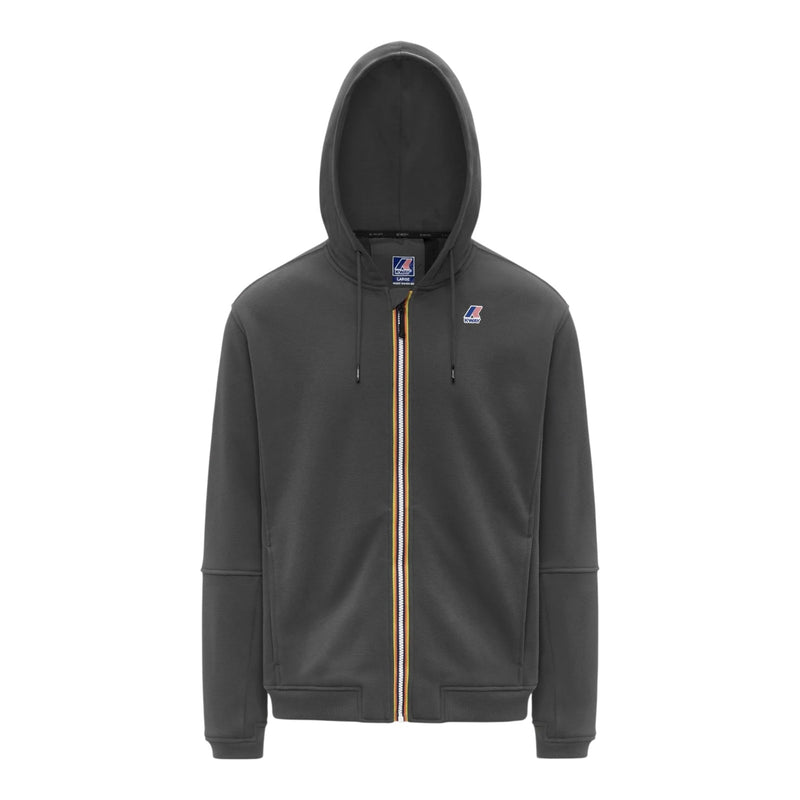 Felpe con cappuccio Uomo K-Way - Prosper Brushed Pc - Grigio