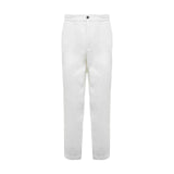 Pantaloni Uomo Alpha Studio - Panta Lungo Lino Navetta - Bianco