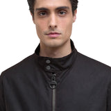 Giubbotti Uomo Barbour International - Lutlaw Harrington Wax Jacket - Marrone