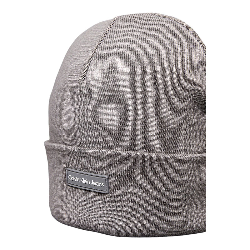 Berretti in maglia Donna Calvin Klein - Inst Patch Beanie - Grigio