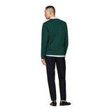 Maglie Uomo Tommy Hilfiger - Classic Cable Crew Neck - Verde
