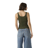 Canotte e top Donna Levi's - Essential Ribbed Tank - Verde