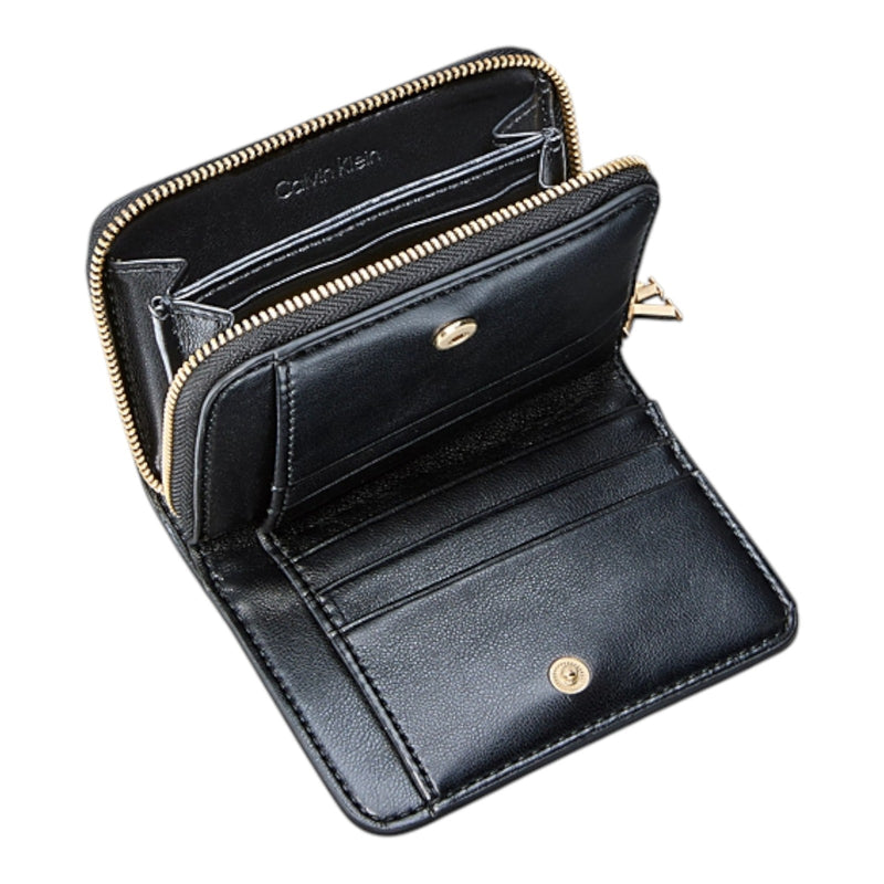 Portafogli Donna Calvin Klein - Ck Medium Flap Zip - Nero