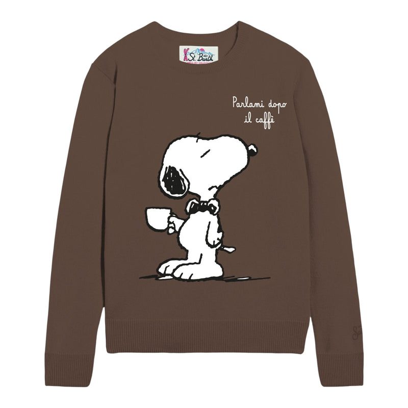 Maglioni Donna Mc2 Saint Barth - New Queen New Crewneck Sweater - Marrone