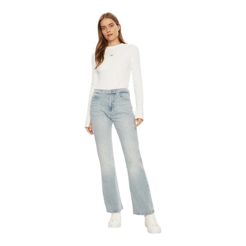 Jeans Donna Calvin Klein - Authentic Bootcut - Azzurro