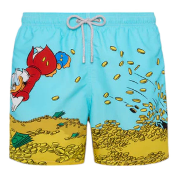 Pantaloncini e calzoncini Uomo Mc2 Saint Barth - Gustavia Placed Print Classic Swim Short - Menta