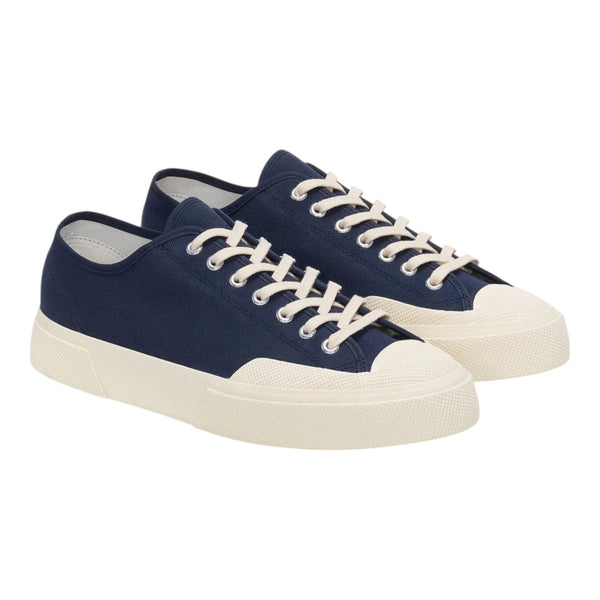 Sneaker Uomo Superga - 2432 Works Low Cut Cotton Canvas - Blu