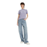 T-shirt Donna Calvin Klein - Shadow Graphic Regular Tee - Viola