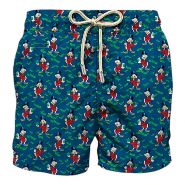 Pantaloncini e calzoncini Uomo Mc2 Saint Barth - Lighting Micro Fantasy Ultralight Swim Short - Avio