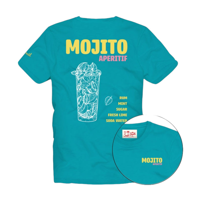 T-shirt Uomo Mc2 Saint Barth - Tshirt Man	Cotton Classic T Shirt - Celeste