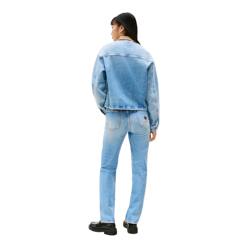 Giacche Donna Tommy Hilfiger - Chore Jacket Crest Bi6111 - Denim