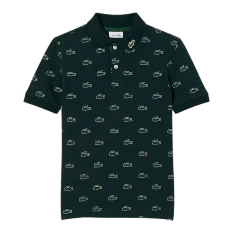 Polo Ragazzo Lacoste - Lcb Mini Icon Pique Polo - Verde