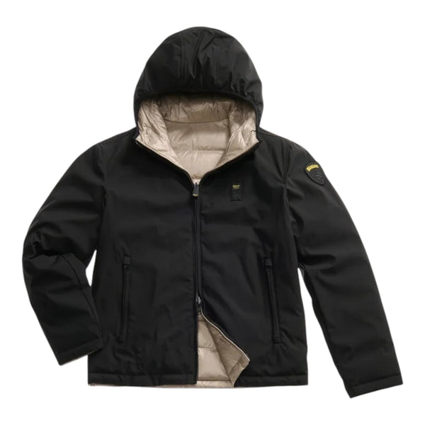 Piumini Uomo Blauer - Ballard Giubbini Corti Reversibile - Nero