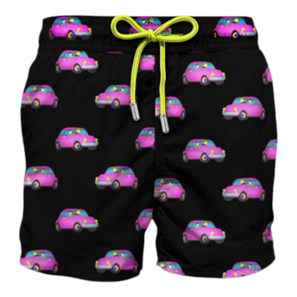 Pantaloncini e calzoncini Uomo Mc2 Saint Barth - Lighting Ultralight Swim Short - Nero
