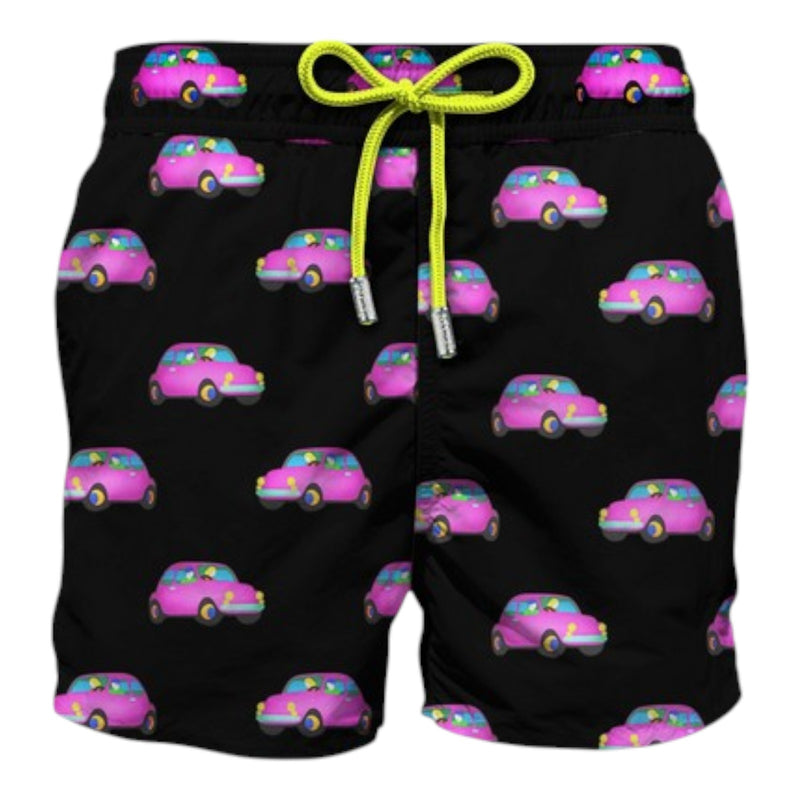 Pantaloncini e calzoncini Uomo Mc2 Saint Barth - Lighting Ultralight Swim Short - Nero