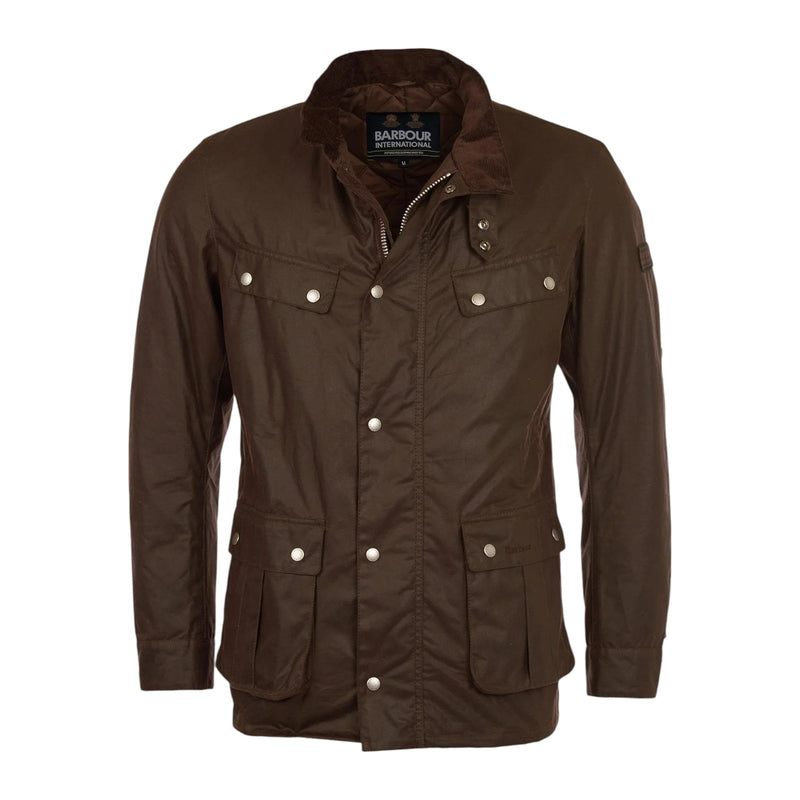 Giubbotti Uomo Barbour International - Duke Wax Jacket - Marrone