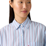 Camicie Donna Levi's - Harlie Boyfriend Shirt Hug Stripe Chambr - Blu