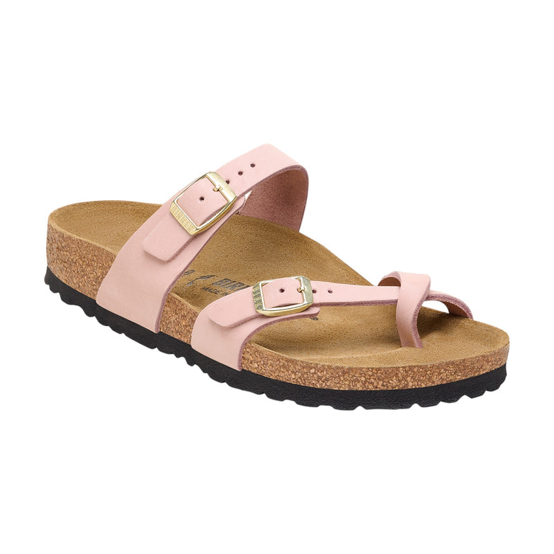 Sandali Donna Birkenstock - Mayari soft pink, Nubuck Leather - Rosa