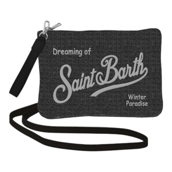 Pochette e Clutch Donna Mc2 Saint Barth - Parisienne Tweed Pochette - Nero