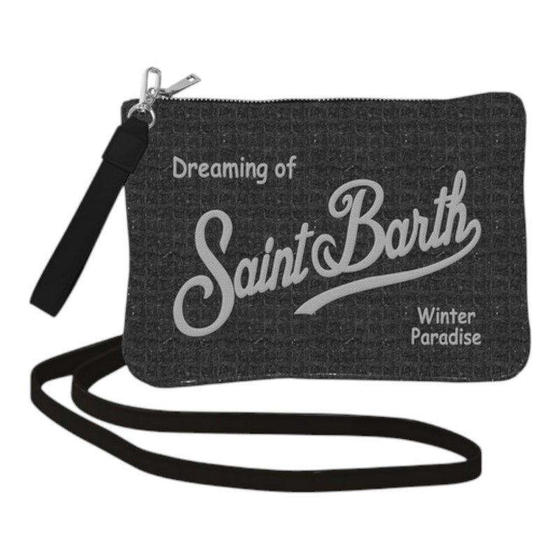 Pochette e Clutch Donna Mc2 Saint Barth - Parisienne Tweed Pochette - Nero