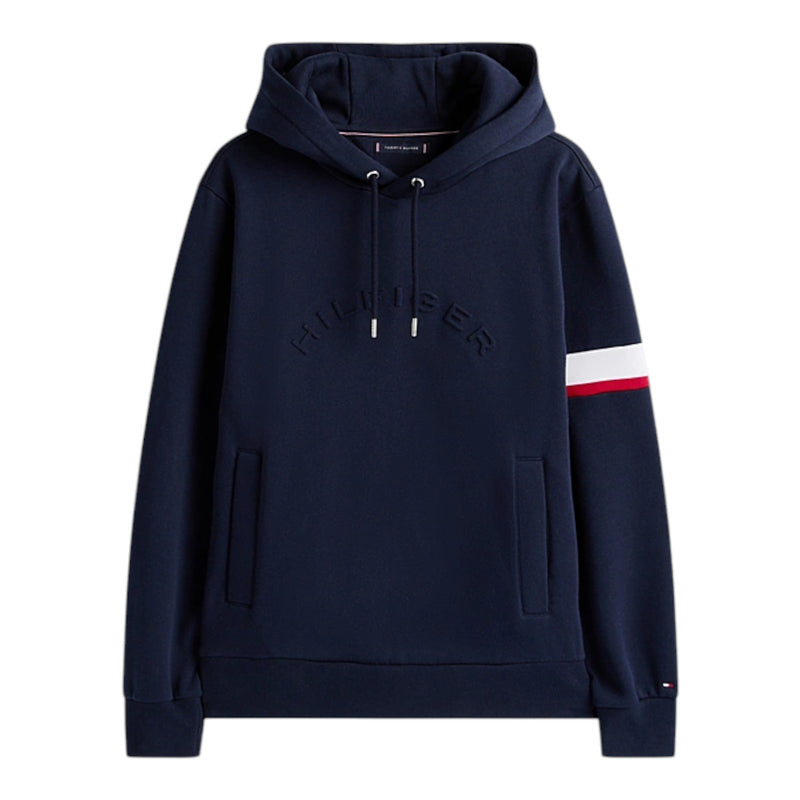 Felpe con cappuccio Uomo Tommy Hilfiger - Rwb Insert Hoodie - Blu