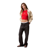 T-shirt Donna Calvin Klein - Monogram Baby Tee - Rosso