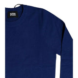 Maglioni Uomo Alpha Studio - Girocollo M/L Merinos Pesante - Blu elettrico