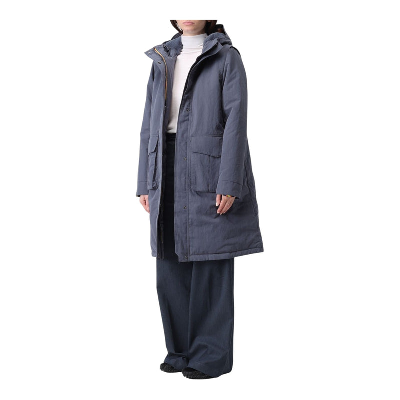 Giubbini Donna K-Way - Brunil Cotton Feel - Blu