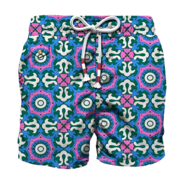 Pantaloncini e calzoncini Uomo Mc2 Saint Barth - Lighting 70 Ultralight Swim Short 70'S Print - Multicolore