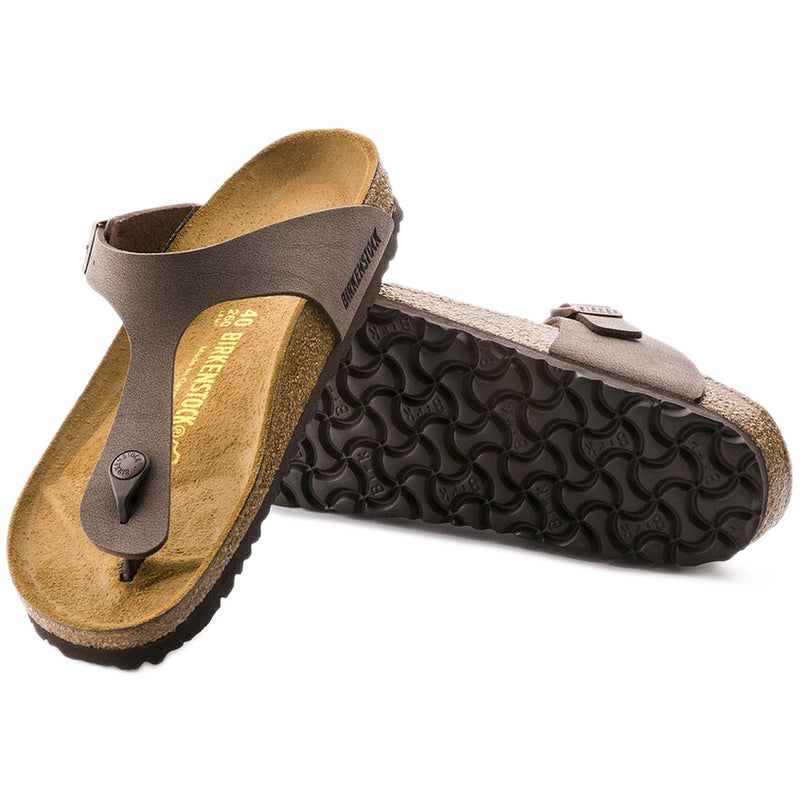 Sandali Unisex Birkenstock - Gizeh mocca, Birkibuc Calz.N - Marrone