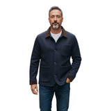 Giacche Uomo Bl'ker - Work Shirt Boiled Wool - Blu