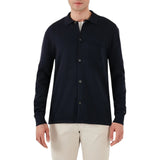 Cardigan Uomo Tommy Hilfiger - Essential Cotton Ls Over Shirt - Blu