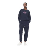 Felpe senza cappuccio Donna Calvin Klein - Ls Mnlg Frnch Trry R - Blu