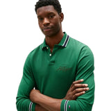 Polo a manica lunga Uomo Tommy Hilfiger - Ls Chest Embro Reg Polo - Verde