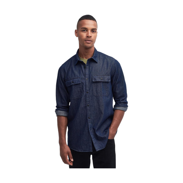 Camicie casual Uomo Barbour International - Dalston Denim Shirt - Denim