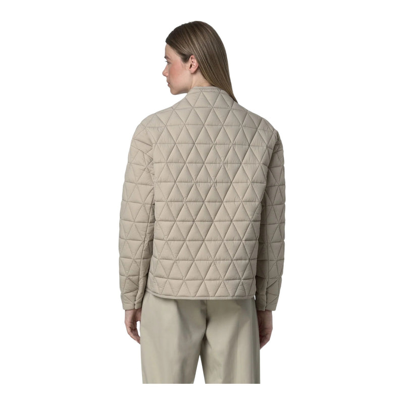 Giubbini Donna K-Way - Selime Diamond Quilted Warm Af - Beige