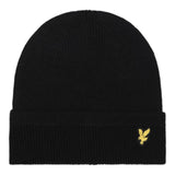 Berretti in maglia Uomo Lyle & Scott - Racked Rib Beanie - Nero