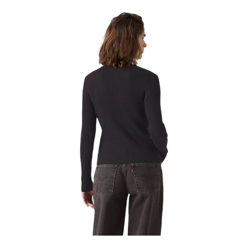 Cardigan Donna Levi's - Tulip Cardigan Redwood Stripe - Nero