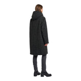 Cappotti Donna RINO & PELLE - Teddy coat with hood - Grigio