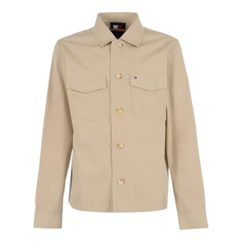 Camicie casual Uomo Tommy Hilfiger - Cotton Nylon Shirt Jacket - Beige
