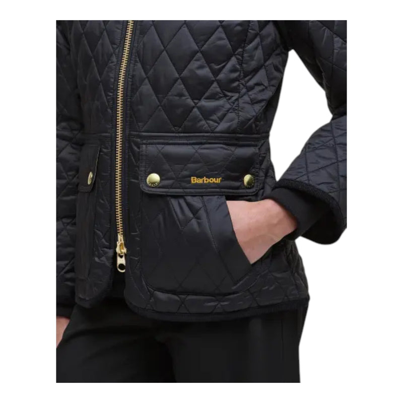 Giubbini Donna Barbour - Fitted Beadnell Quilt - Nero