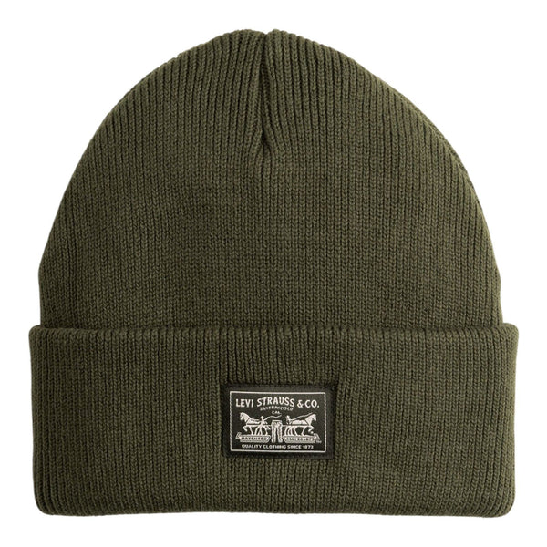 Baschi e berretti Uomo Levi's - Backpatch Beanie Bracken - Verde