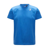 T-shirt Uomo K-Way - Le Vrai Edouard - Blu elettrico