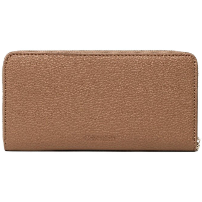 Portafogli Donna Calvin Klein - Re-Lock Z/A Wallet Lg Pbl - Beige