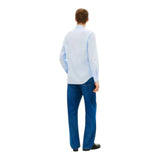 Camicie casual Uomo Tommy Hilfiger - Cl Non Iron Solid Shirt - Azzurro