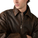 Giubbotti Uomo Levi's - Clayton Leather Aviator - Marrone