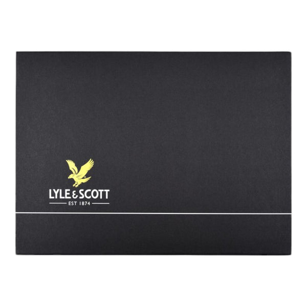 Sciarpe Uomo Lyle & Scott - Lambswool Blend Checked Scarf - Blu